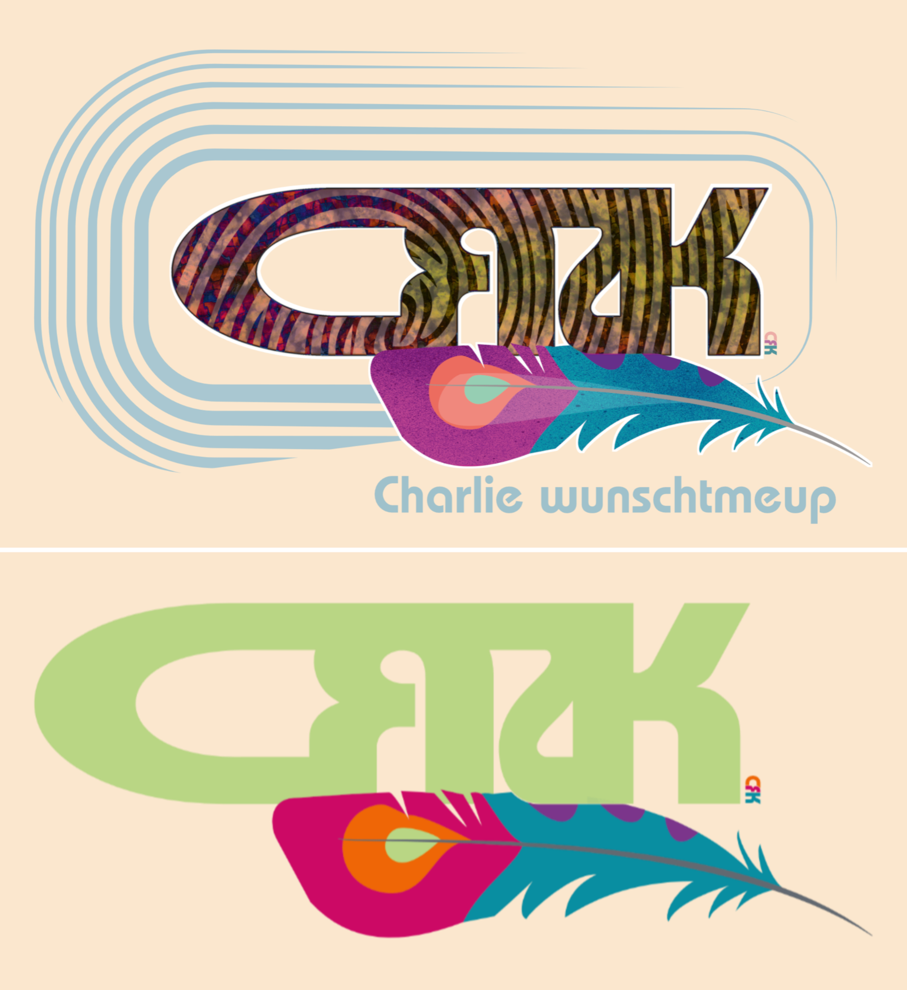 Ältere Version des CRSK-Logos mit Feder